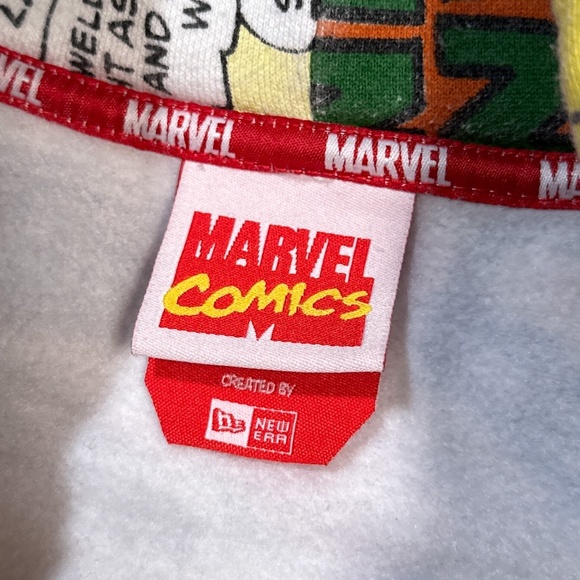 Vintage Y2K Marvel New Era Spider-Man End of Green Goblin All Over Hoodie Mens L - Picture 9 of 13